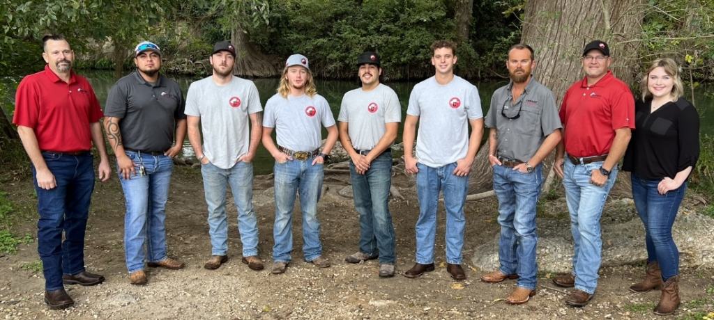Plumbing crew team photo